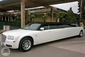 White Chrysler limo hire london