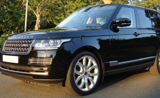 range rover vogue side exterior