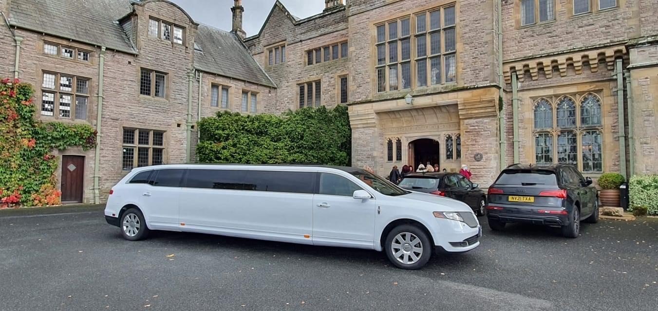 Lincoln MKT Limousine at wedding in London