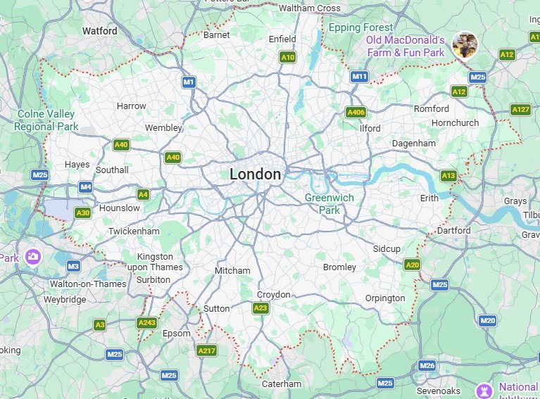 limo hire in london coverage