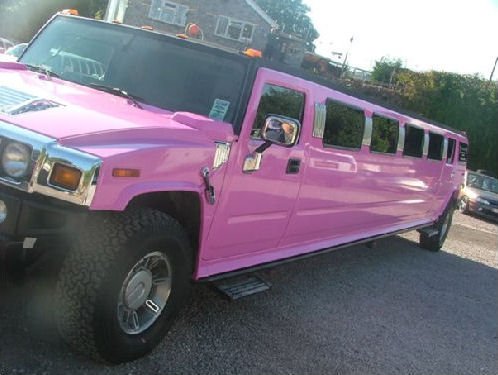 pink hummer limo hire in London