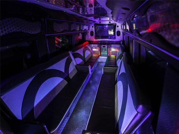 16 seater party bus interior