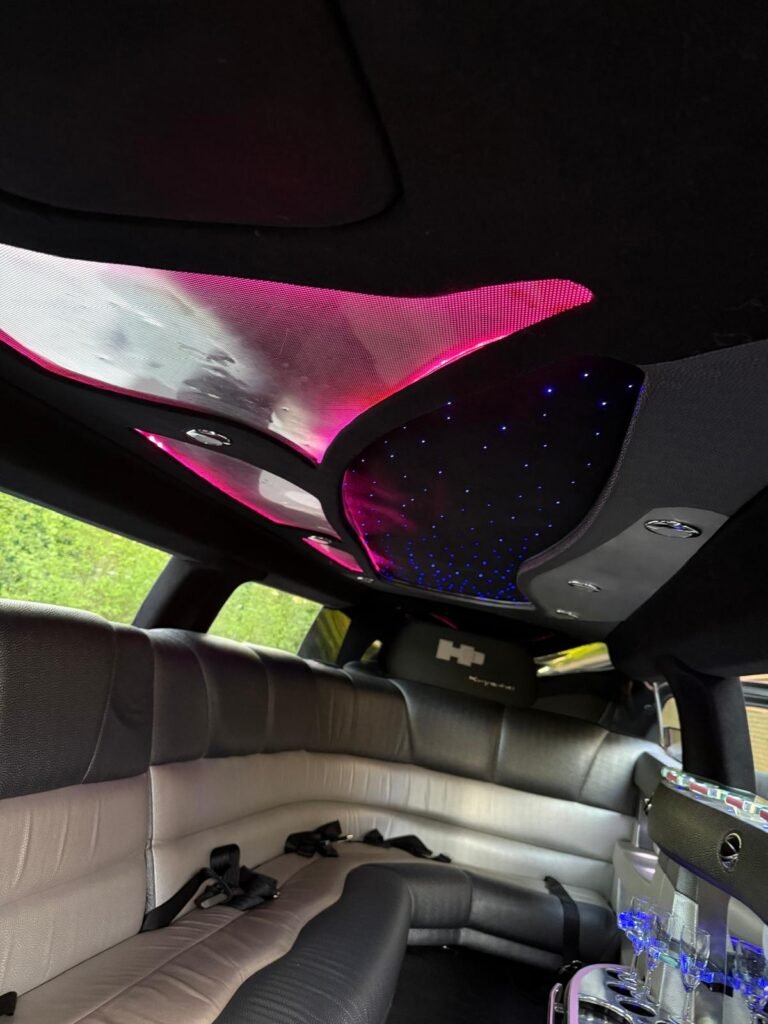 limo hire luxury interior
