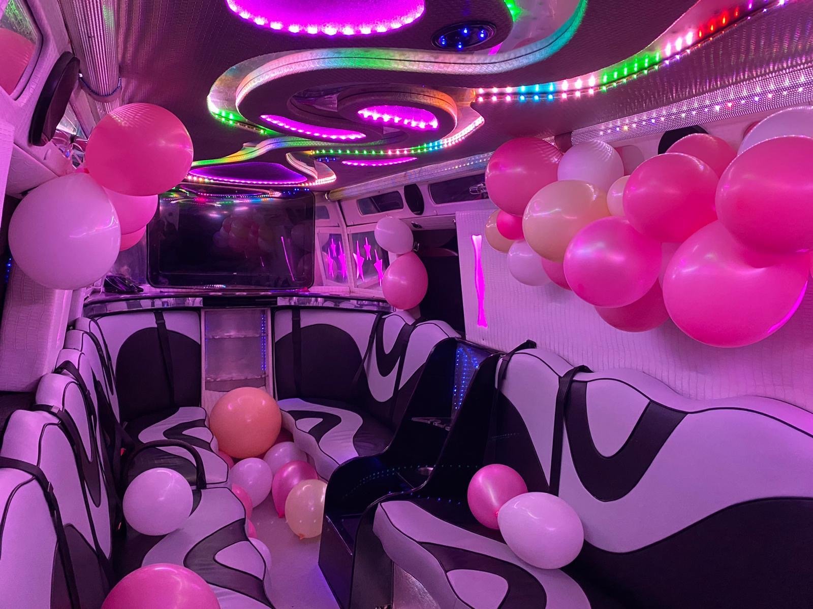 pink limo hire london