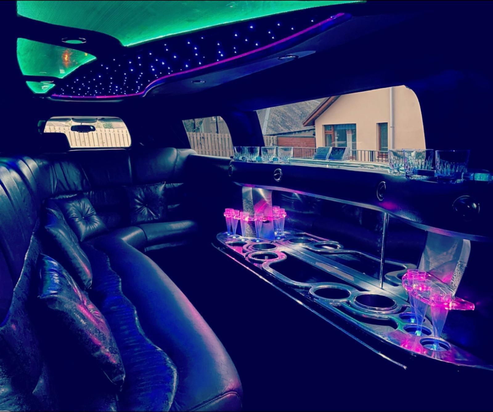 limo interior perfect for night out and parties
