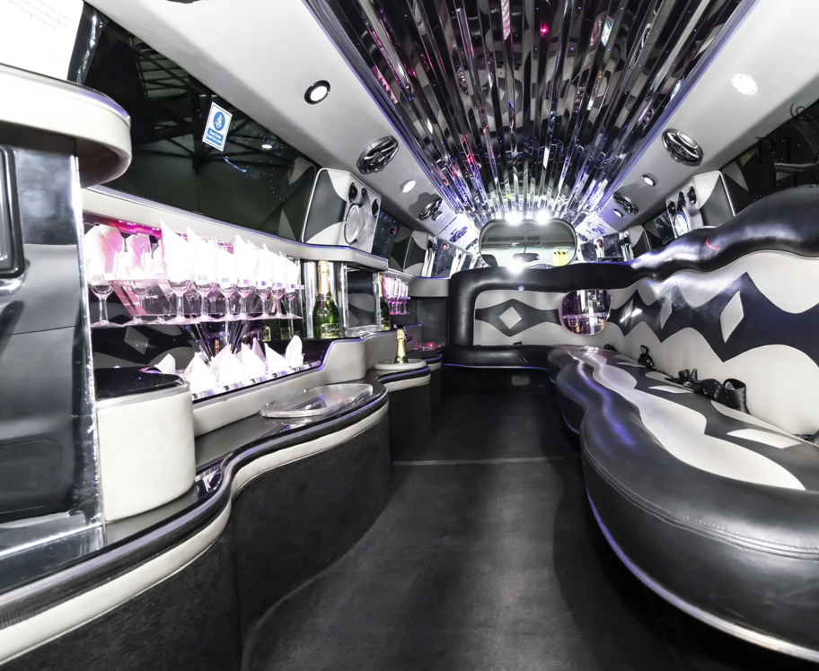 large limousine interior