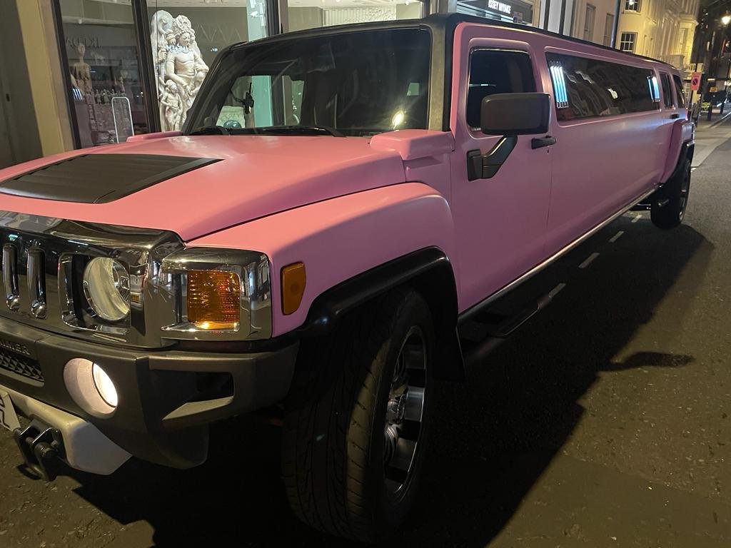 pink hummer limo