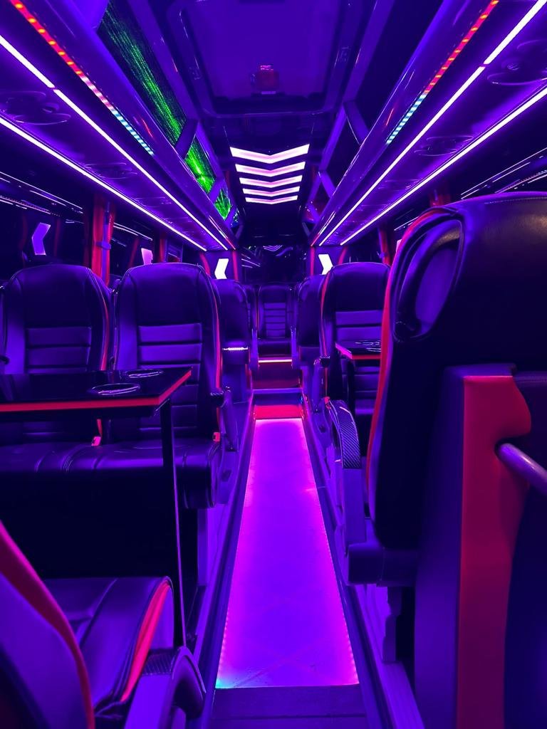 mercedes sprinter party bus interior