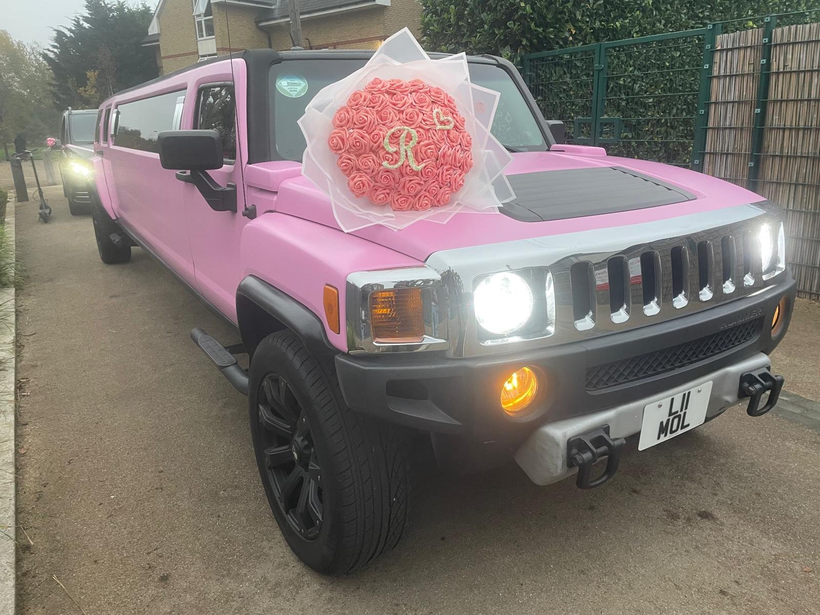 pink hummer limo hire london