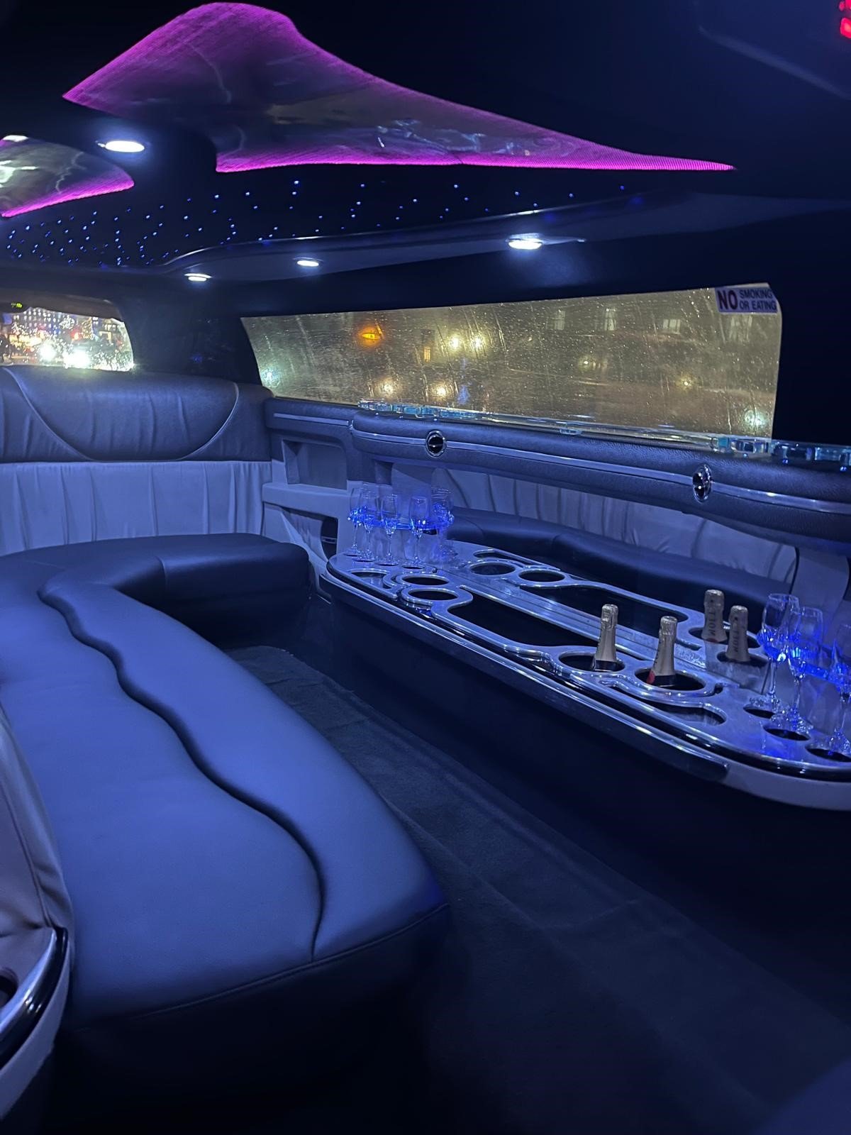 chrysler baby bentley limo interior