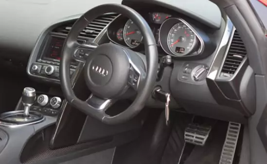 audi r8 interior