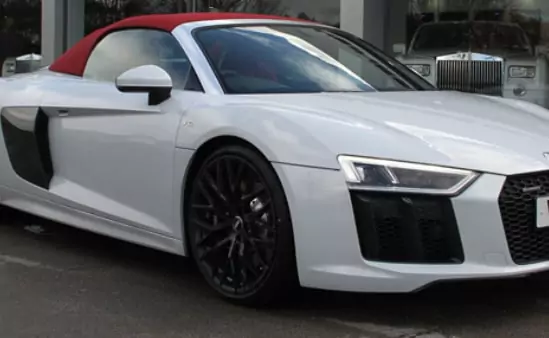 audi r8 spyder hire london
