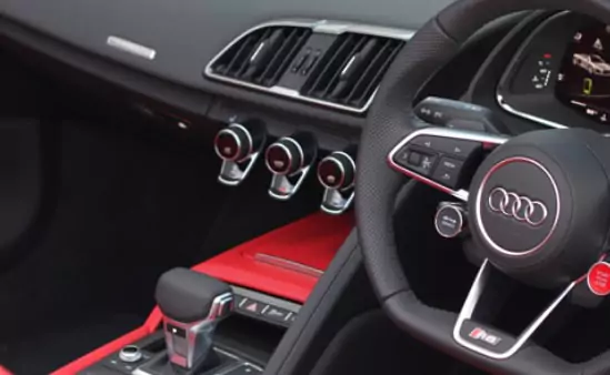 audi r8 spyder interior