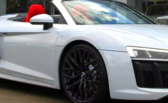 audi r8 spyder hire london