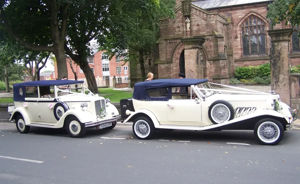 chauffeur driven wedding cars