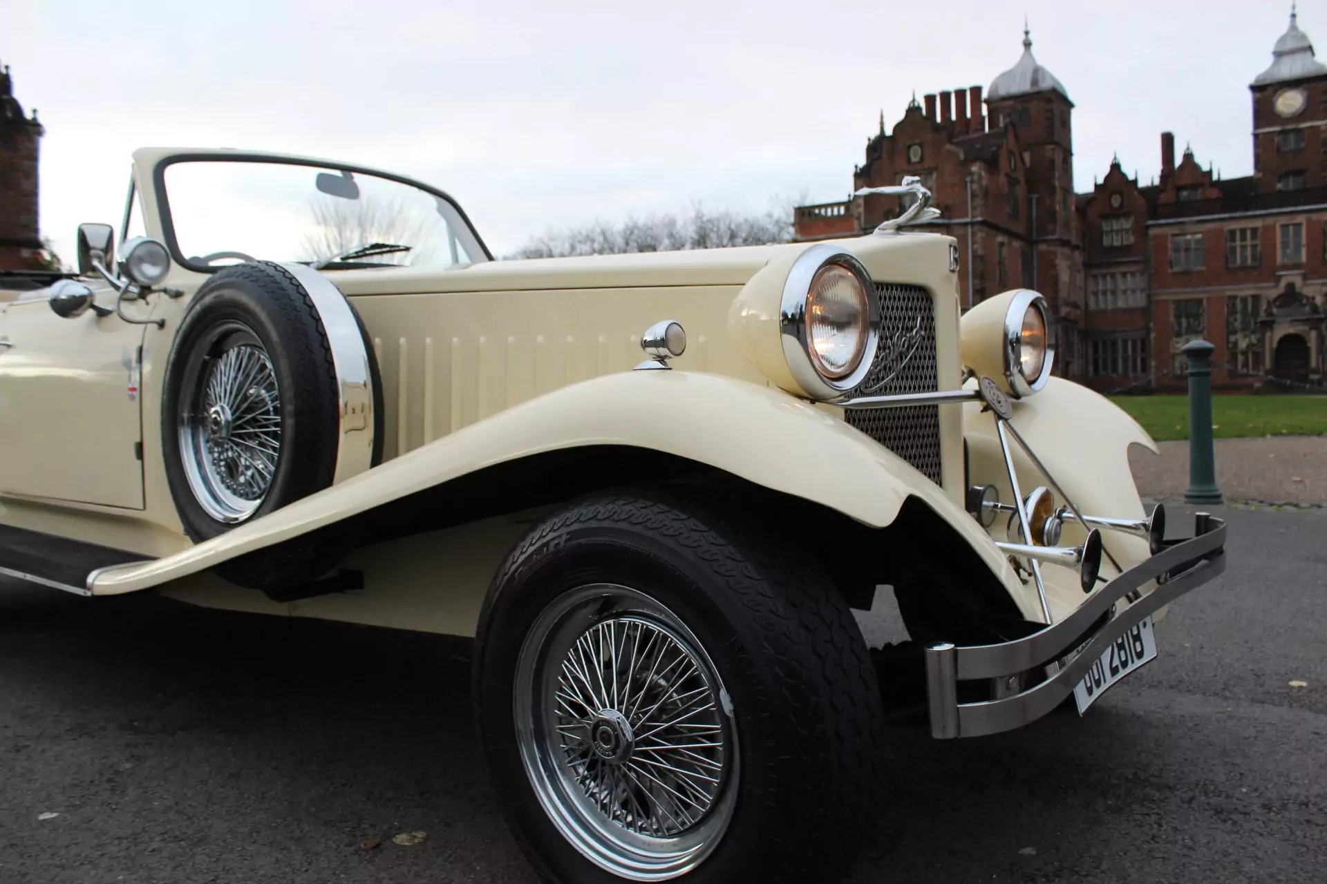 beauford vintage wedding car