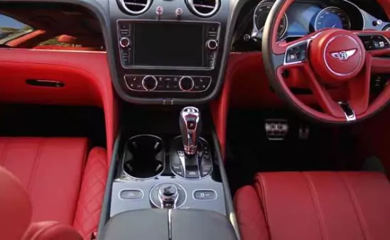 bentley bentayga interior