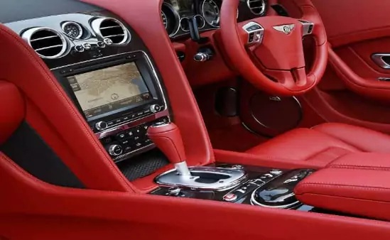 bentley continental interior