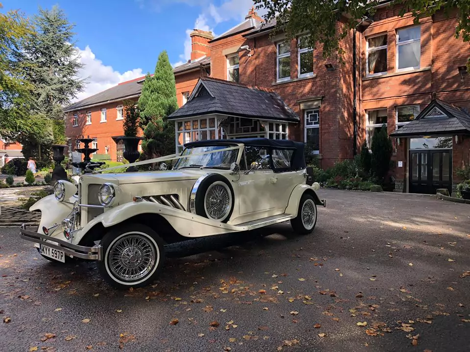 vintage beauford wedding car