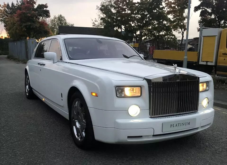 rolls royce phantom hire wedding