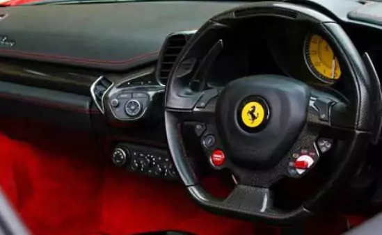 ferrari 458 italia interior