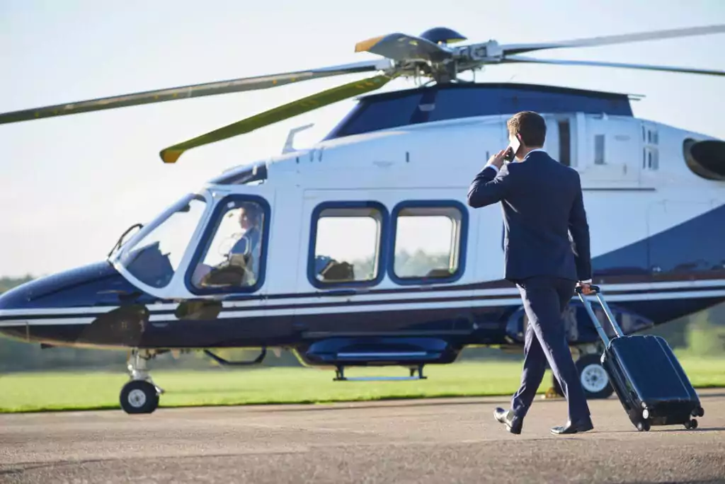 professional helicopter hire London