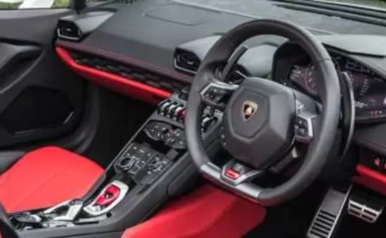 lamborghini huracon interior