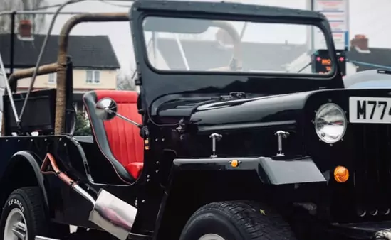 mahindra lwb indian jeep hire london