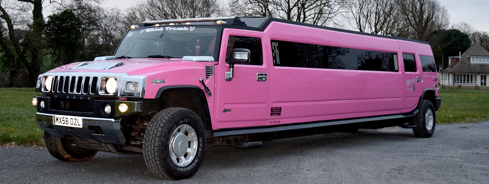 pink limo hire in london