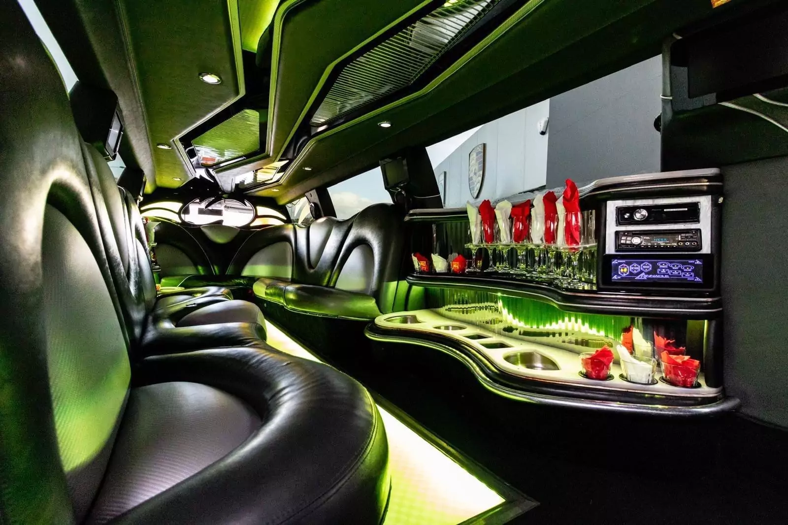 audi limousine interior