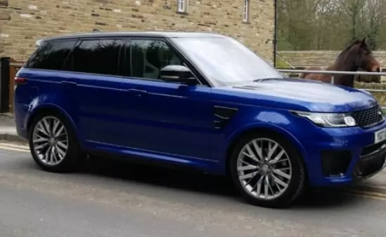 range rover sport svr hire london