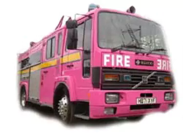 pink fire engine
