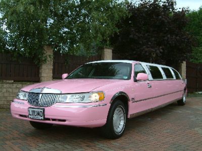 Pink stretch limousine hire London